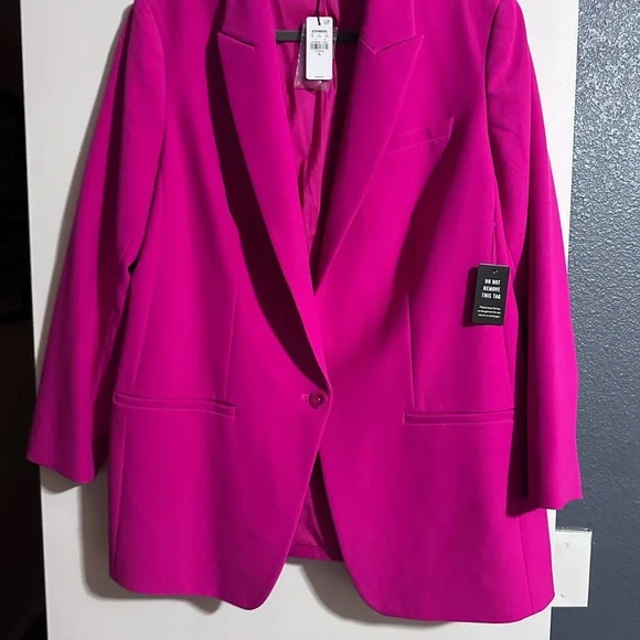 Express Women's Fuschia Blazer Size XL - Picture 2 of 4